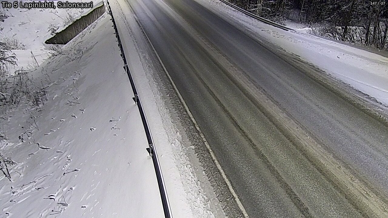 Weather Camera Image Road 5 Lapinlahti, Salonsaari, Lapinlahti, Pohjois-Savo
