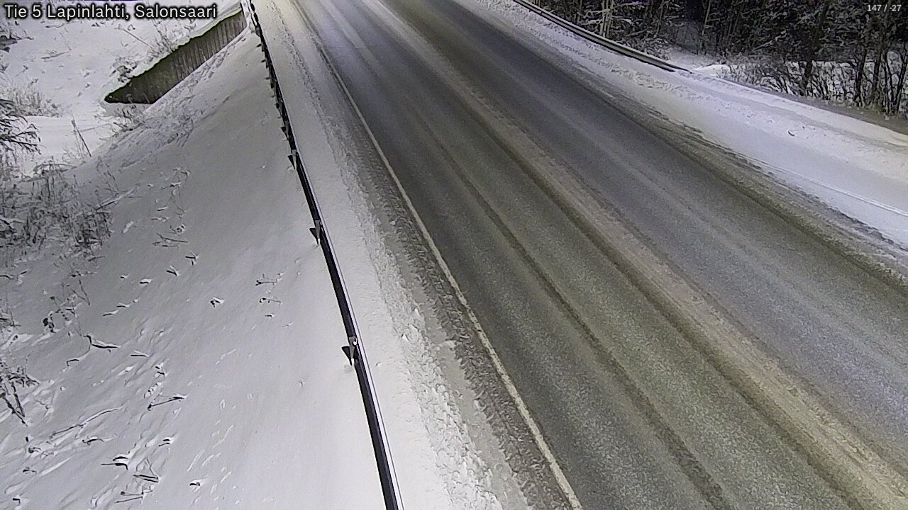 Weather Camera Image Road 5 Lapinlahti, Salonsaari, Lapinlahti, Pohjois-Savo
