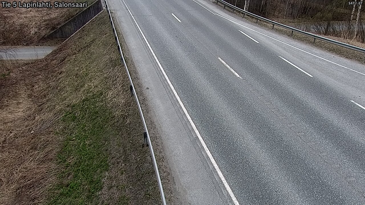 Weather Camera Image Road 5 Lapinlahti, Salonsaari, Lapinlahti, Pohjois-Savo