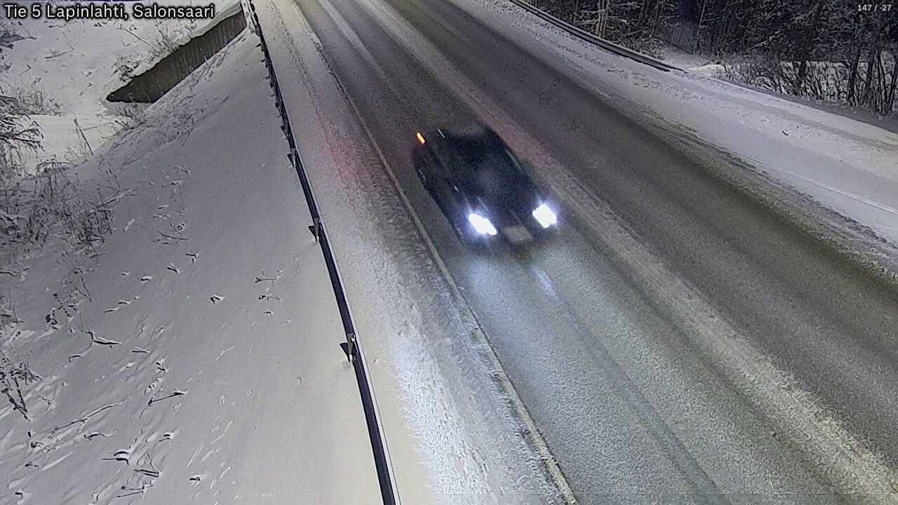 Weather Camera Image Road 5 Lapinlahti, Salonsaari, Lapinlahti, Pohjois-Savo