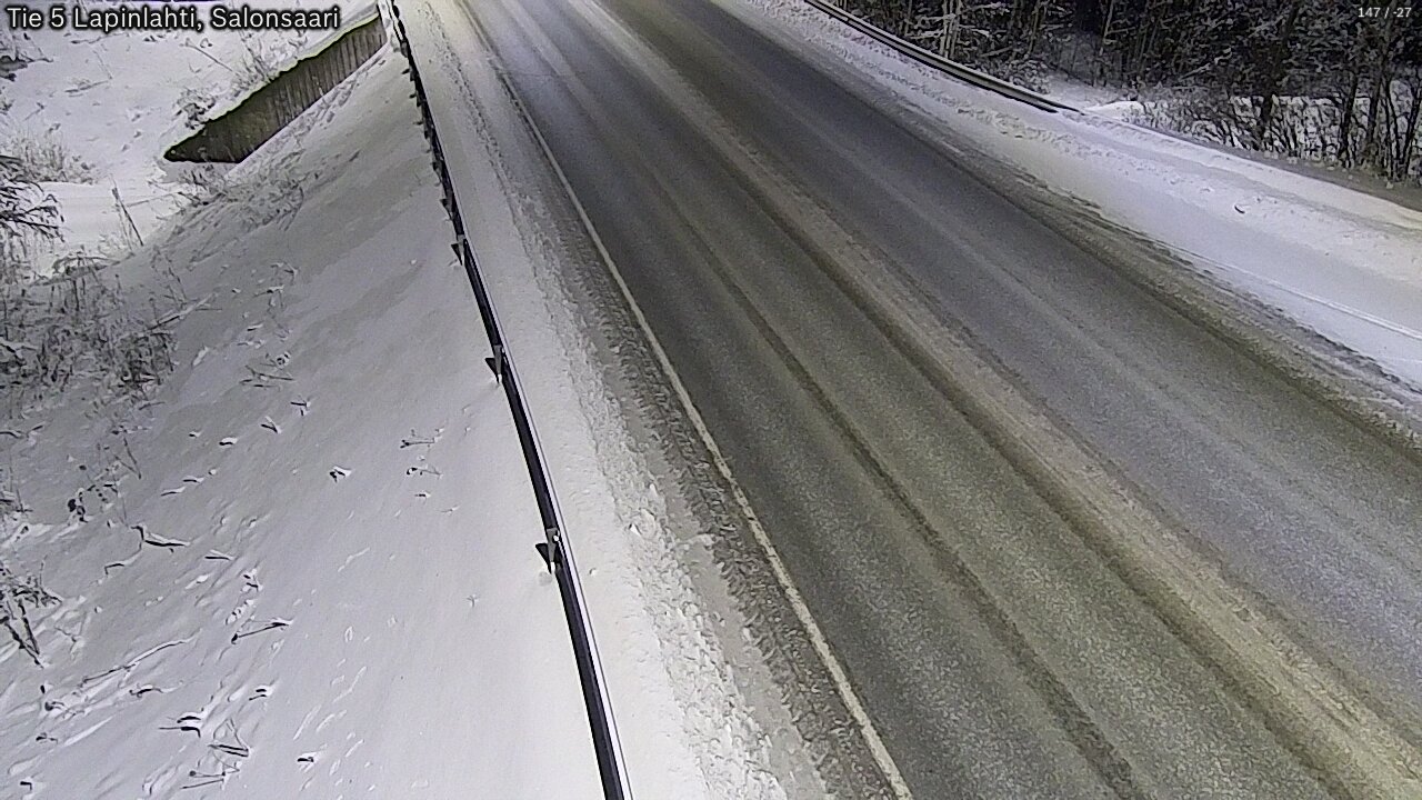 Weather Camera Image Road 5 Lapinlahti, Salonsaari, Lapinlahti, Pohjois-Savo