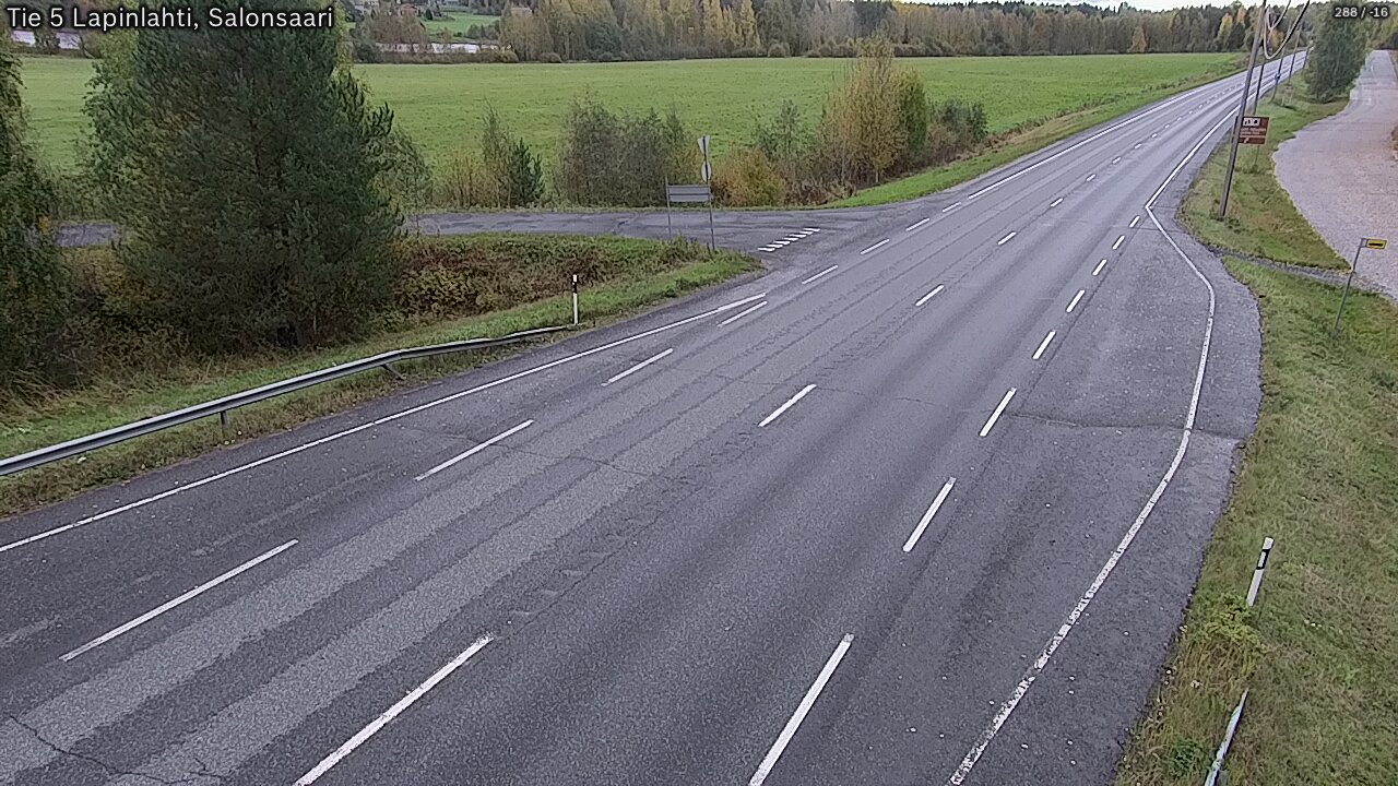 Weather Camera Image Road 5 Lapinlahti, Salonsaari, Lapinlahti, Pohjois-Savo