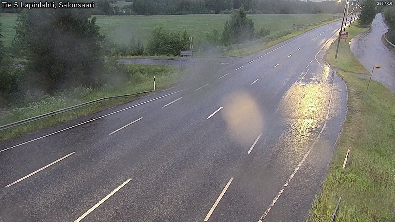 Weather Camera Image Road 5 Lapinlahti, Salonsaari, Lapinlahti, Pohjois-Savo