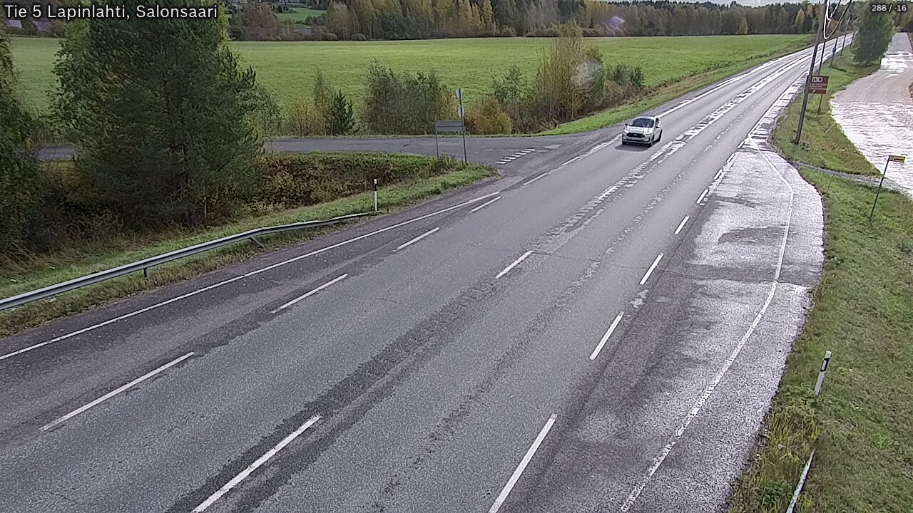 Weather Camera Image Road 5 Lapinlahti, Salonsaari, Lapinlahti, Pohjois-Savo