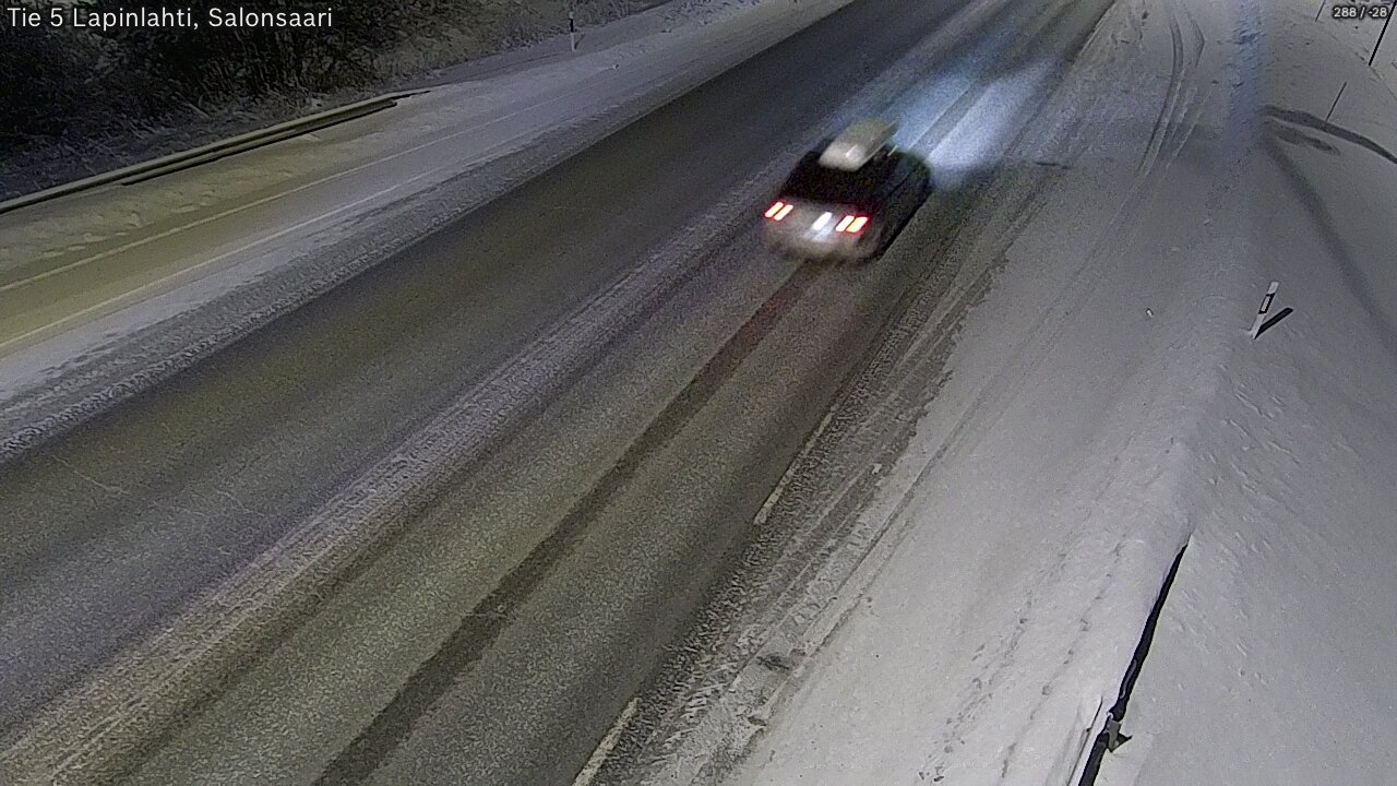Weather Camera Image Road 5 Lapinlahti, Salonsaari, Lapinlahti, Pohjois-Savo