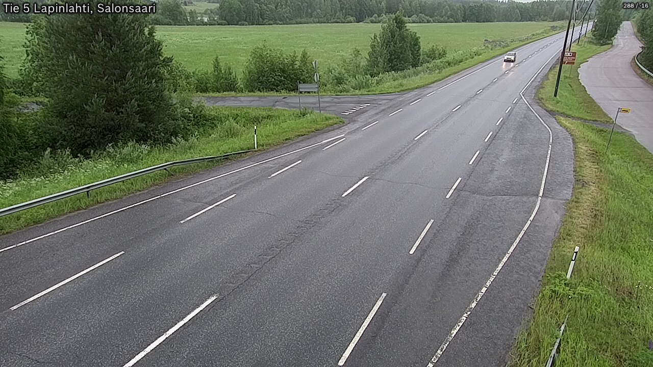 Weather Camera Image Väg 5 Lapinlax, Salonsaari, Lapinlahti, Pohjois-Savo