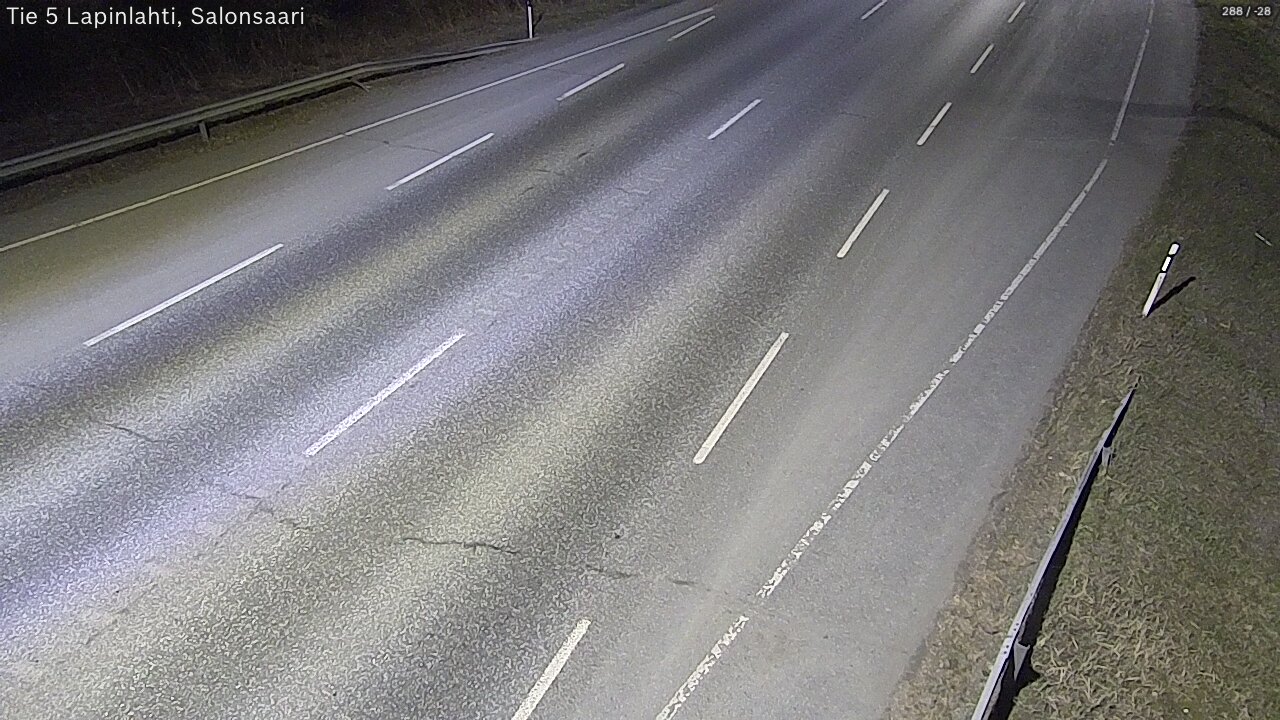 Weather Camera Image Väg 5 Lapinlax, Salonsaari, Lapinlahti, Pohjois-Savo