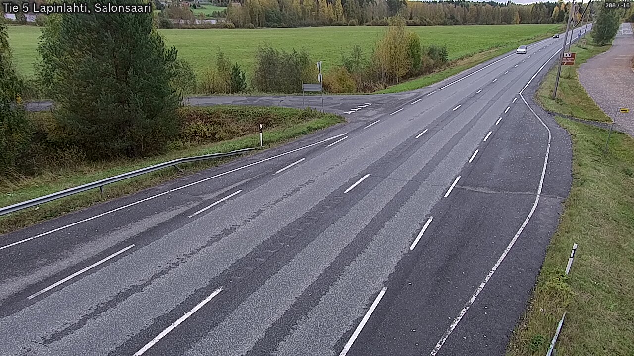 Weather Camera Image Road 5 Lapinlahti, Salonsaari, Lapinlahti, Pohjois-Savo