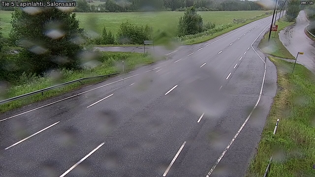 Weather Camera Image Road 5 Lapinlahti, Salonsaari, Lapinlahti, Pohjois-Savo