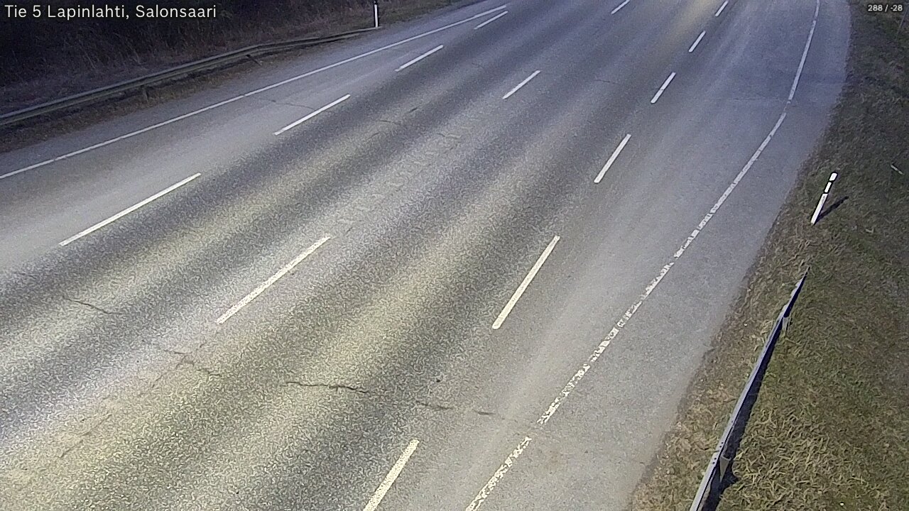 Weather Camera Image Road 5 Lapinlahti, Salonsaari, Lapinlahti, Pohjois-Savo