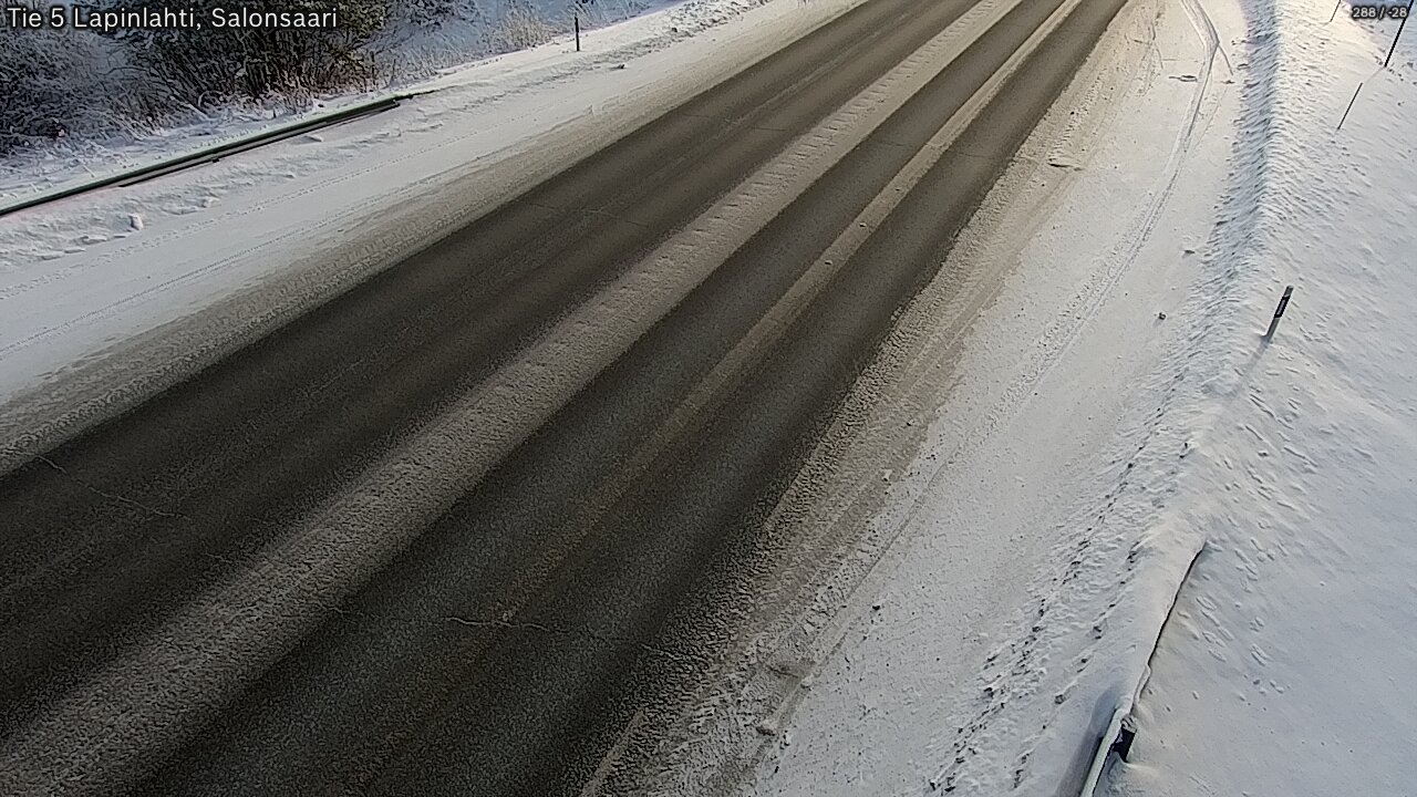 Weather Camera Image Road 5 Lapinlahti, Salonsaari, Lapinlahti, Pohjois-Savo