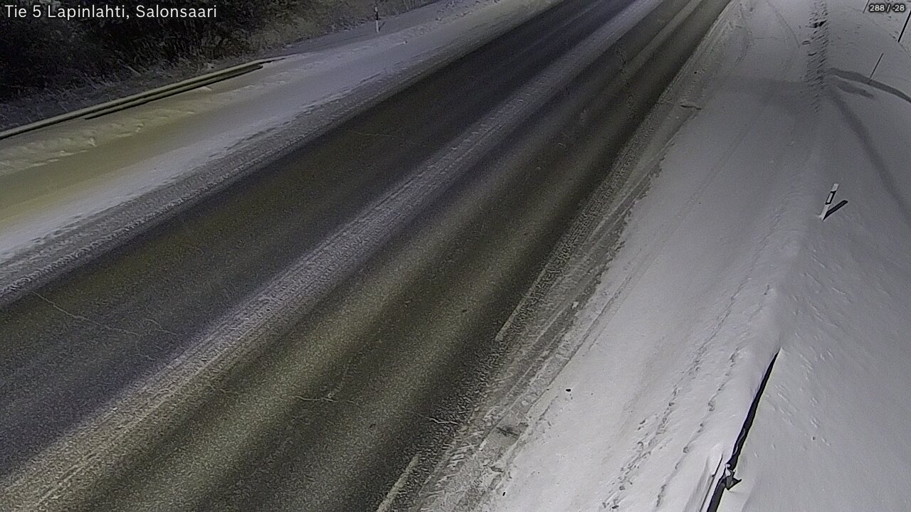 Weather Camera Image Väg 5 Lapinlax, Salonsaari, Lapinlahti, Pohjois-Savo