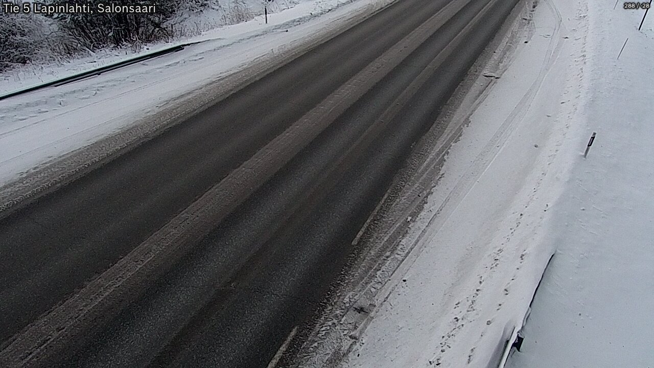 Weather Camera Image Road 5 Lapinlahti, Salonsaari, Lapinlahti, Pohjois-Savo