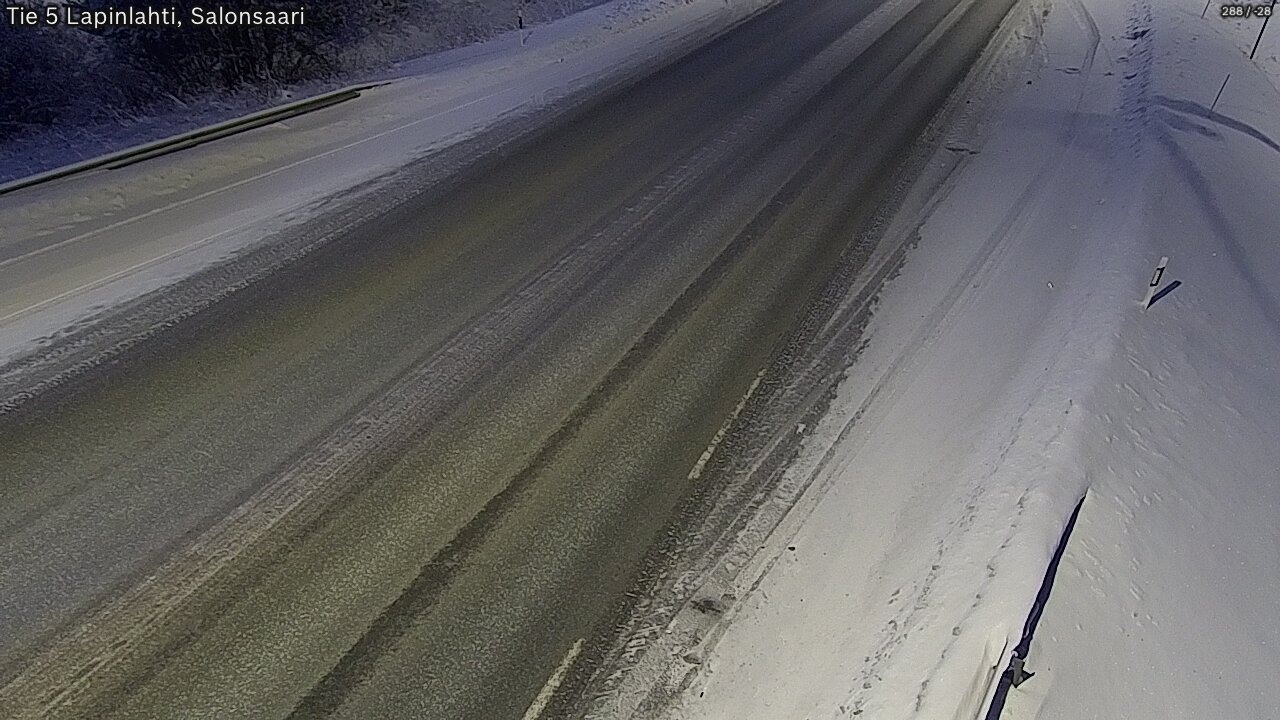 Weather Camera Image Road 5 Lapinlahti, Salonsaari, Lapinlahti, Pohjois-Savo