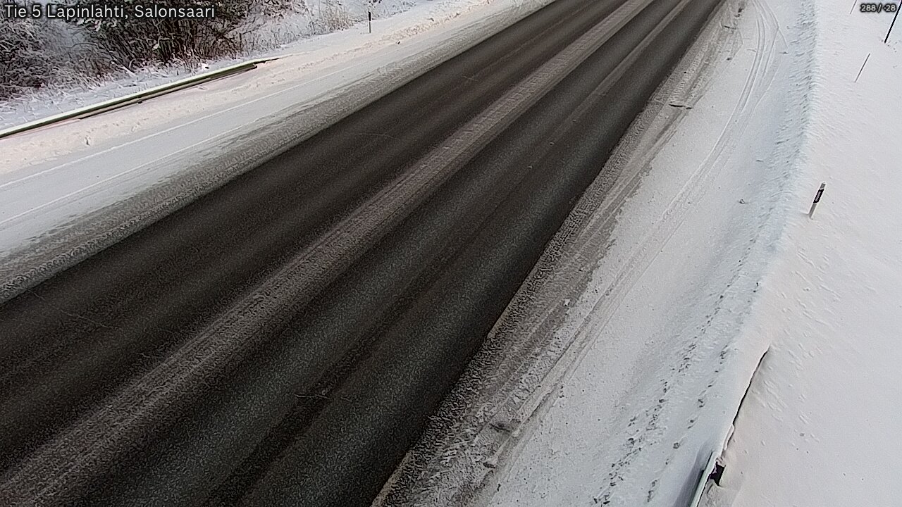 Weather Camera Image Road 5 Lapinlahti, Salonsaari, Lapinlahti, Pohjois-Savo