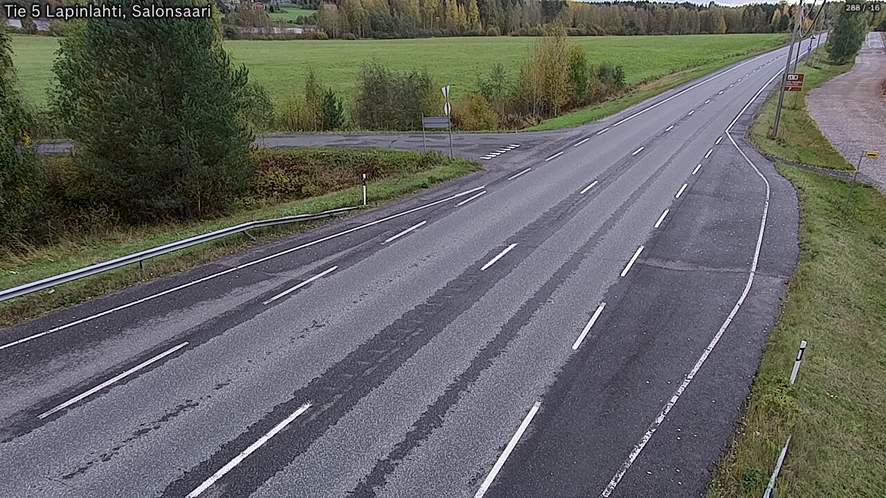 Weather Camera Image Road 5 Lapinlahti, Salonsaari, Lapinlahti, Pohjois-Savo