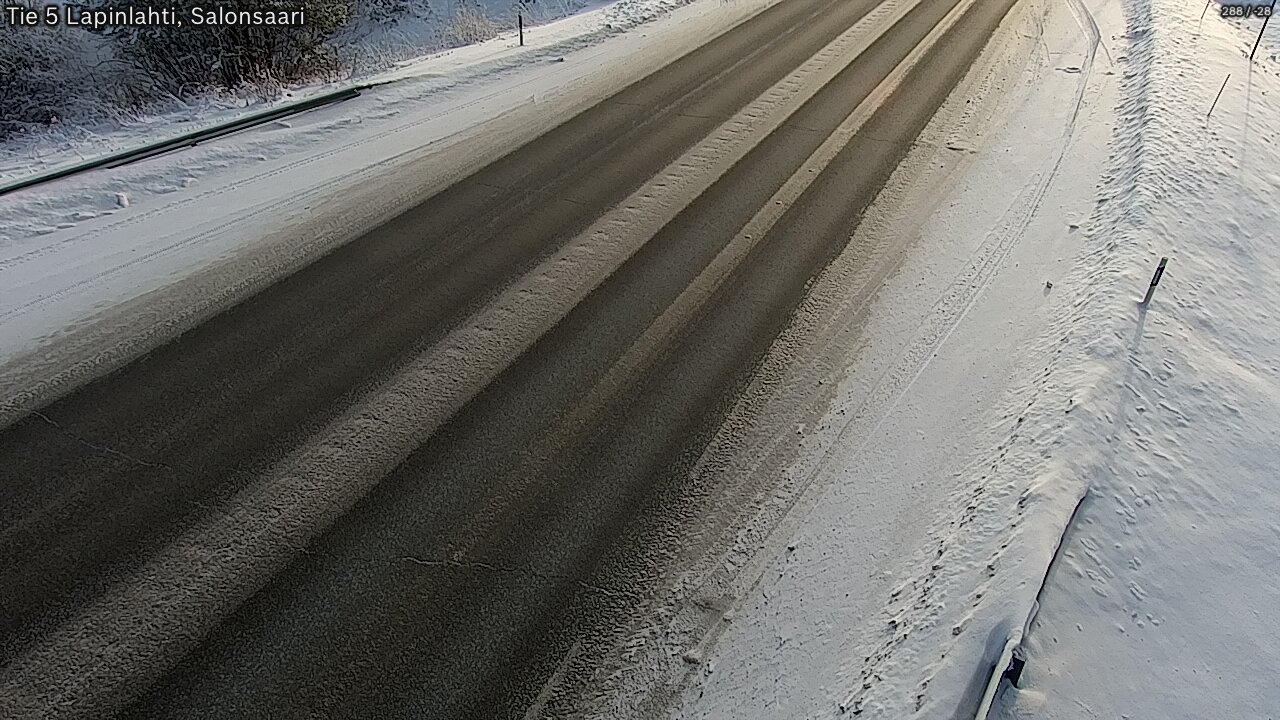 Weather Camera Image Road 5 Lapinlahti, Salonsaari, Lapinlahti, Pohjois-Savo