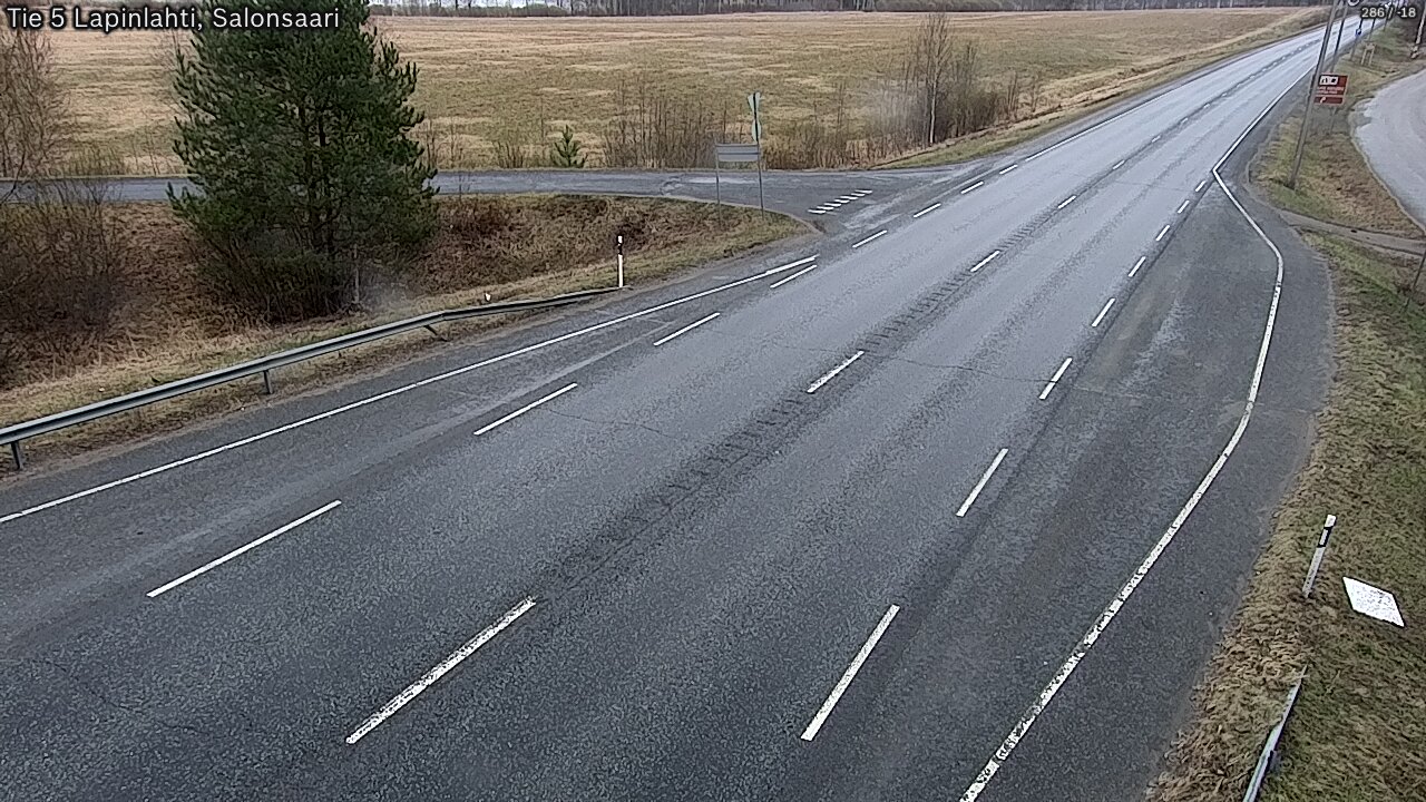 Weather Camera Image Road 5 Lapinlahti, Salonsaari, Lapinlahti, Pohjois-Savo