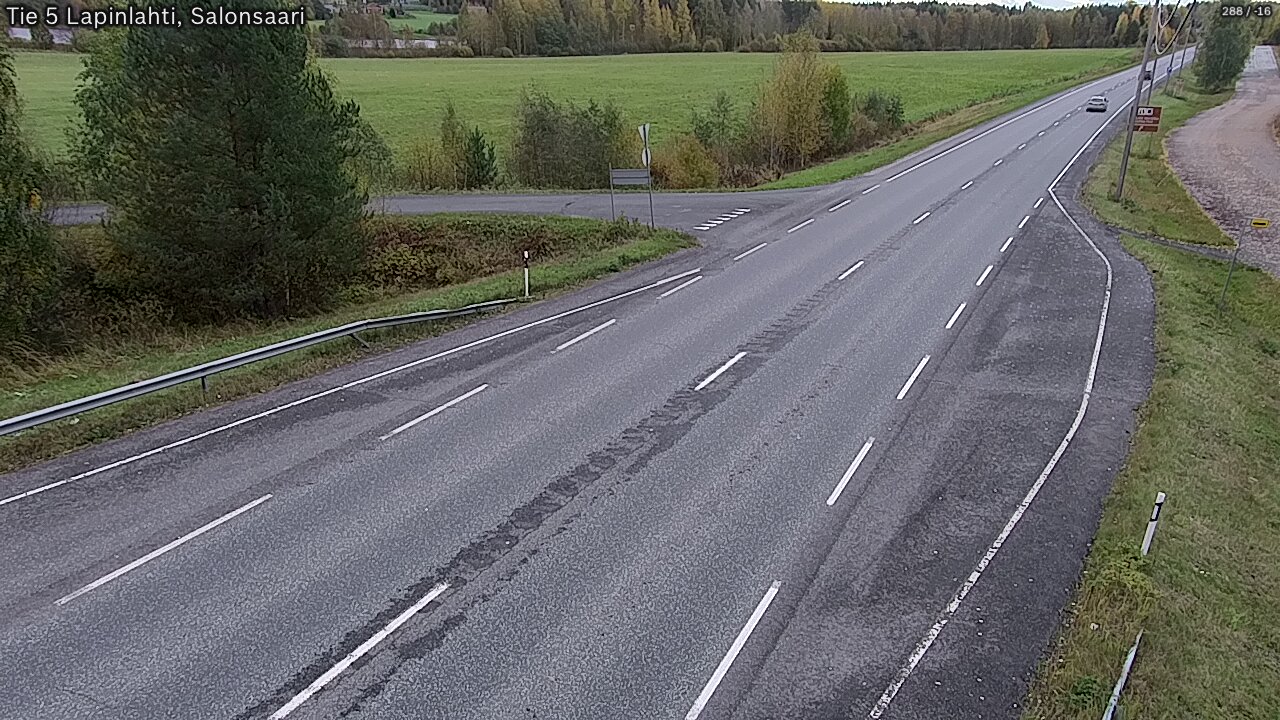 Weather Camera Image Road 5 Lapinlahti, Salonsaari, Lapinlahti, Pohjois-Savo