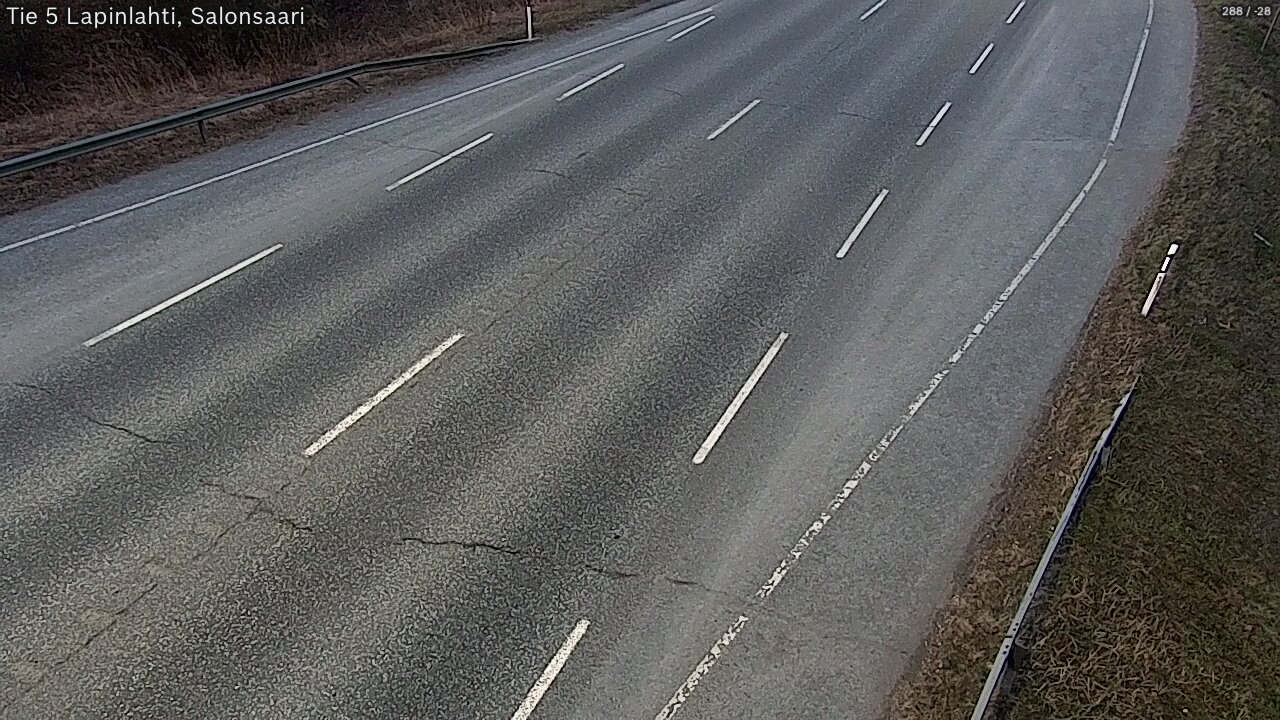 Weather Camera Image Road 5 Lapinlahti, Salonsaari, Lapinlahti, Pohjois-Savo