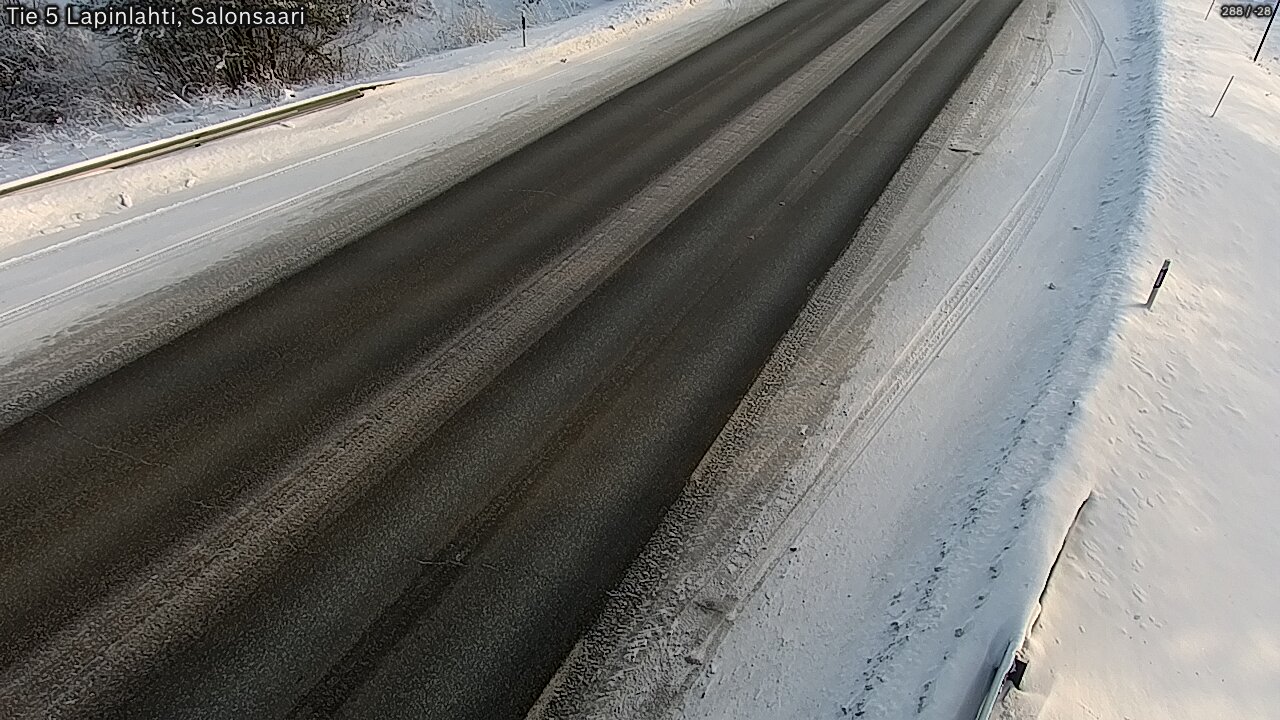 Weather Camera Image Road 5 Lapinlahti, Salonsaari, Lapinlahti, Pohjois-Savo