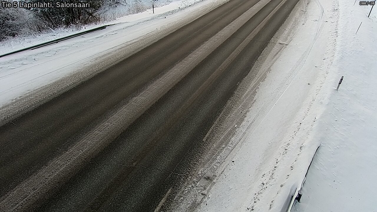 Weather Camera Image Road 5 Lapinlahti, Salonsaari, Lapinlahti, Pohjois-Savo