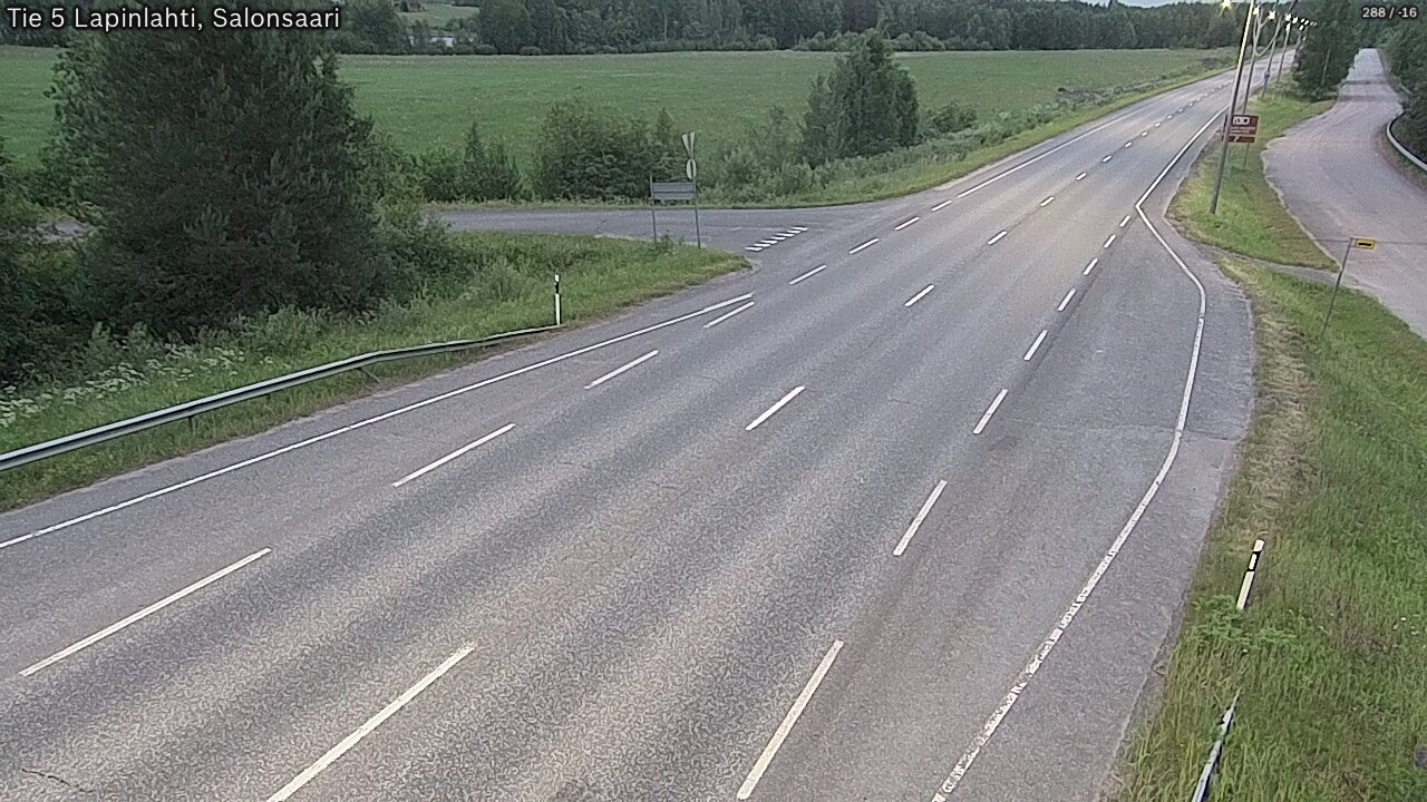 Weather Camera Image Road 5 Lapinlahti, Salonsaari, Lapinlahti, Pohjois-Savo