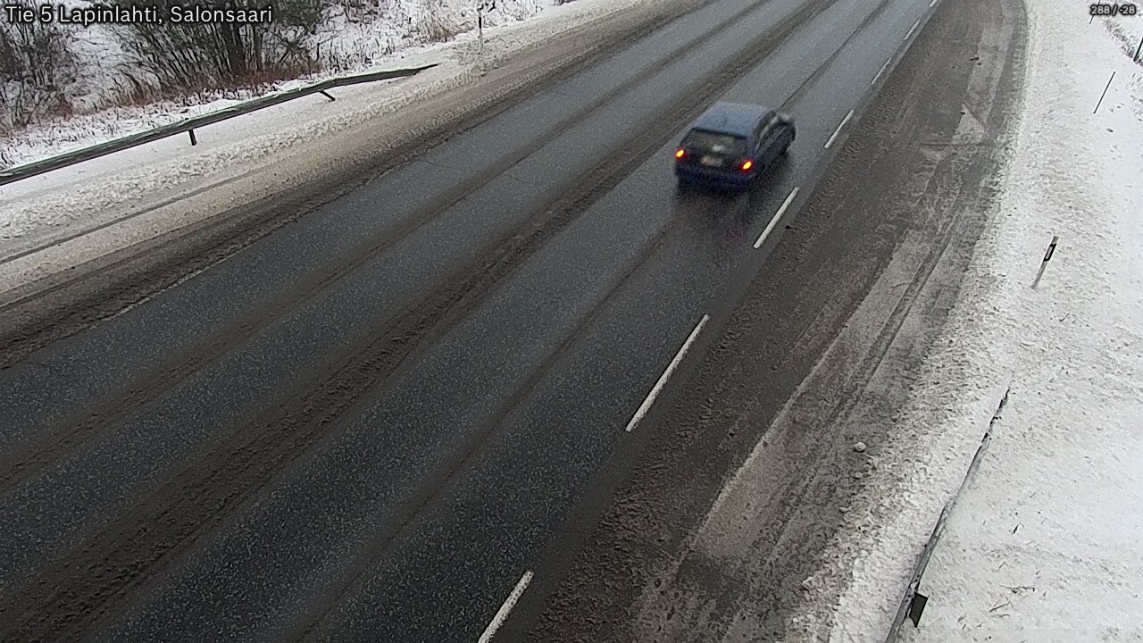 Weather Camera Image Road 5 Lapinlahti, Salonsaari, Lapinlahti, Pohjois-Savo