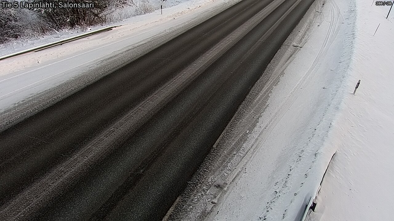 Weather Camera Image Road 5 Lapinlahti, Salonsaari, Lapinlahti, Pohjois-Savo