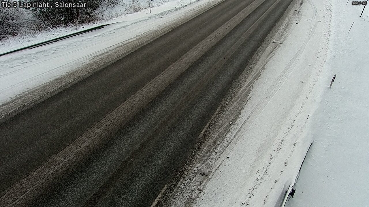Weather Camera Image Road 5 Lapinlahti, Salonsaari, Lapinlahti, Pohjois-Savo
