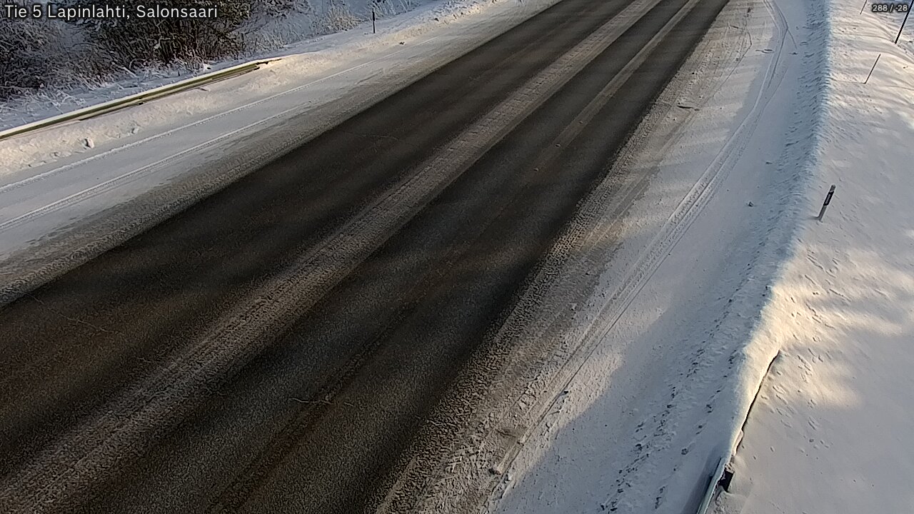 Weather Camera Image Road 5 Lapinlahti, Salonsaari, Lapinlahti, Pohjois-Savo