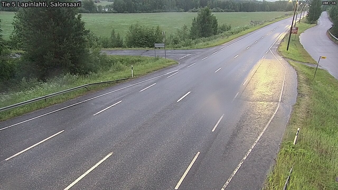 Weather Camera Image Road 5 Lapinlahti, Salonsaari, Lapinlahti, Pohjois-Savo