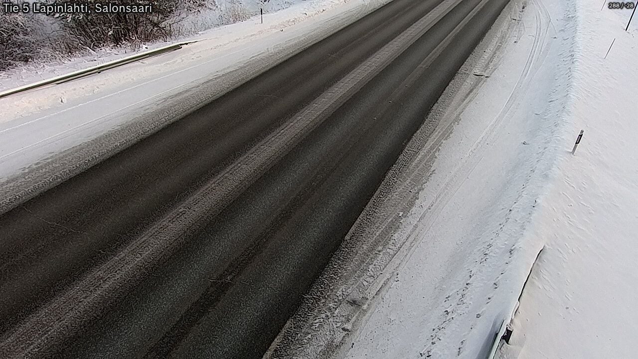 Weather Camera Image Road 5 Lapinlahti, Salonsaari, Lapinlahti, Pohjois-Savo