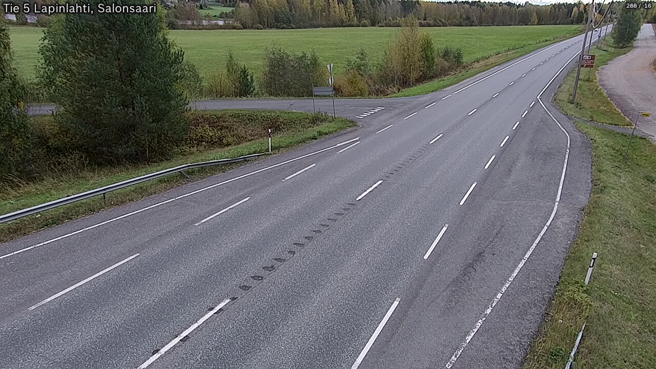 Weather Camera Image Road 5 Lapinlahti, Salonsaari, Lapinlahti, Pohjois-Savo