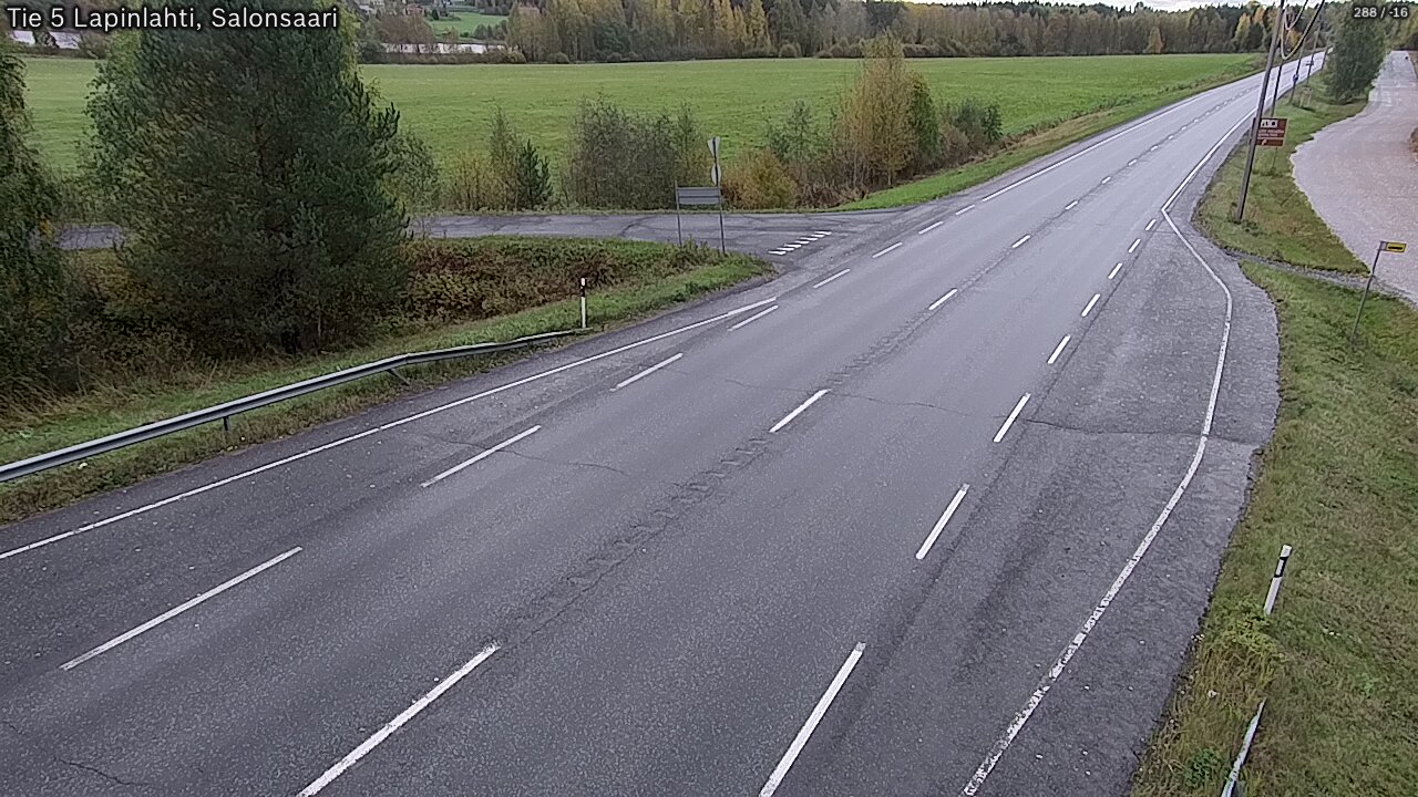 Weather Camera Image Road 5 Lapinlahti, Salonsaari, Lapinlahti, Pohjois-Savo