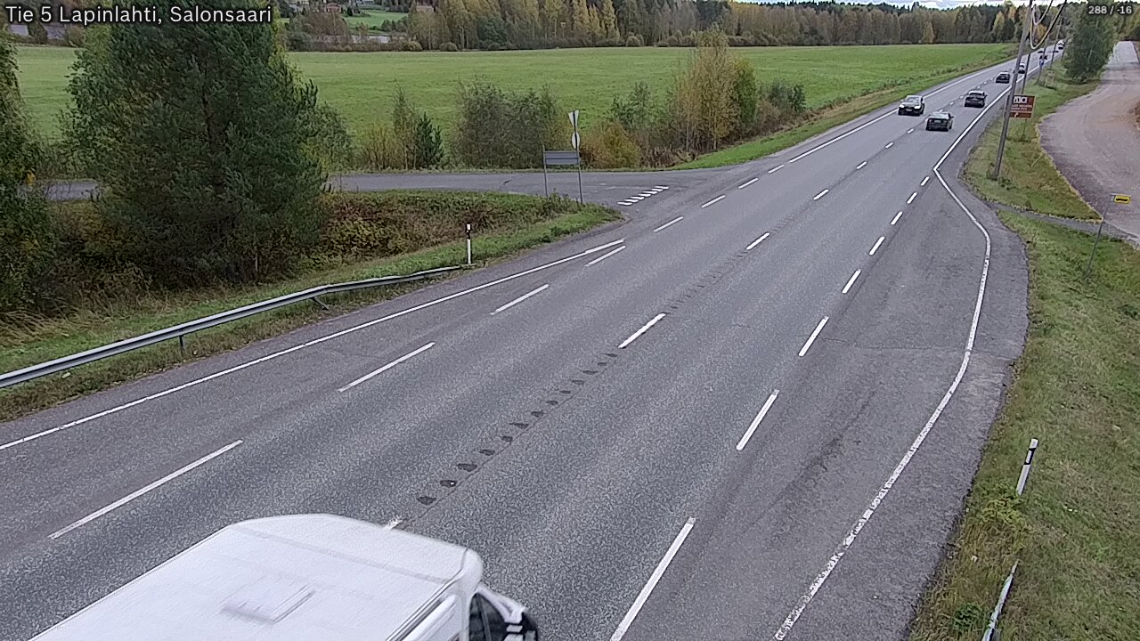 Weather Camera Image Road 5 Lapinlahti, Salonsaari, Lapinlahti, Pohjois-Savo