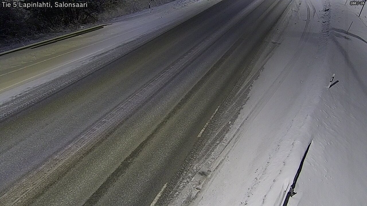 Weather Camera Image Road 5 Lapinlahti, Salonsaari, Lapinlahti, Pohjois-Savo