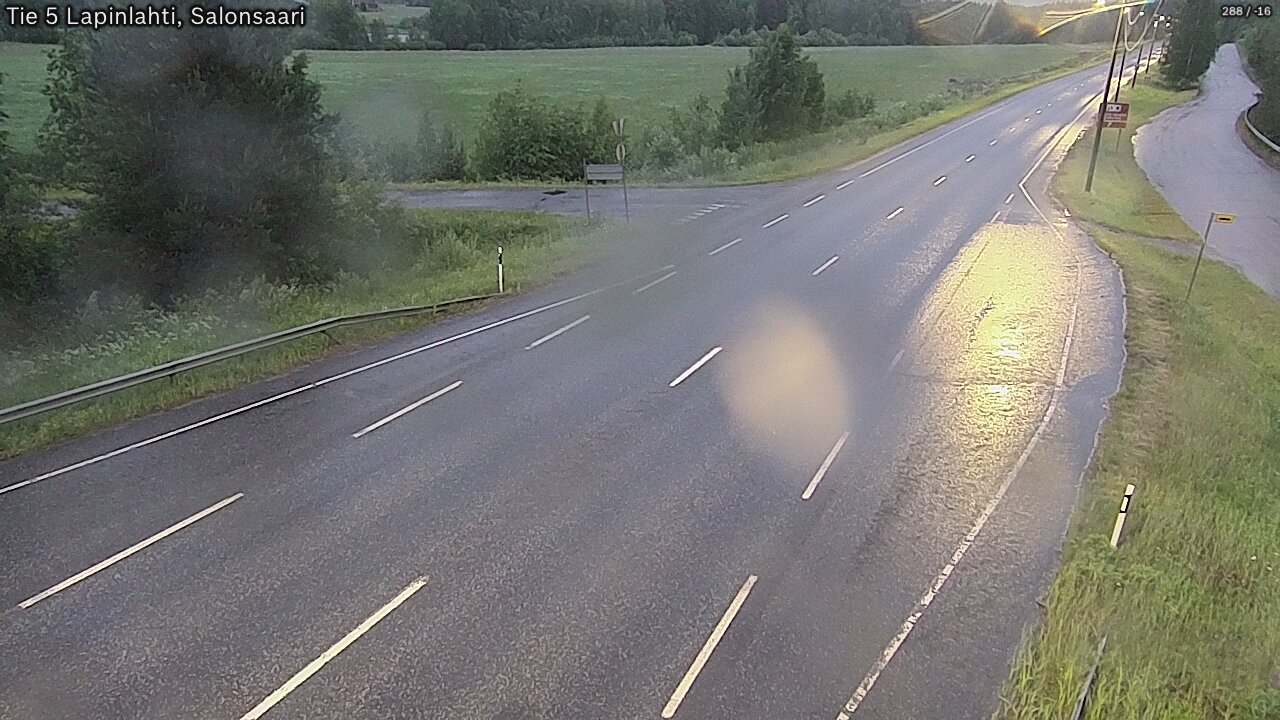 Weather Camera Image Road 5 Lapinlahti, Salonsaari, Lapinlahti, Pohjois-Savo