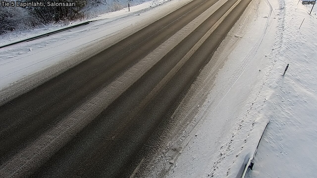 Weather Camera Image Road 5 Lapinlahti, Salonsaari, Lapinlahti, Pohjois-Savo