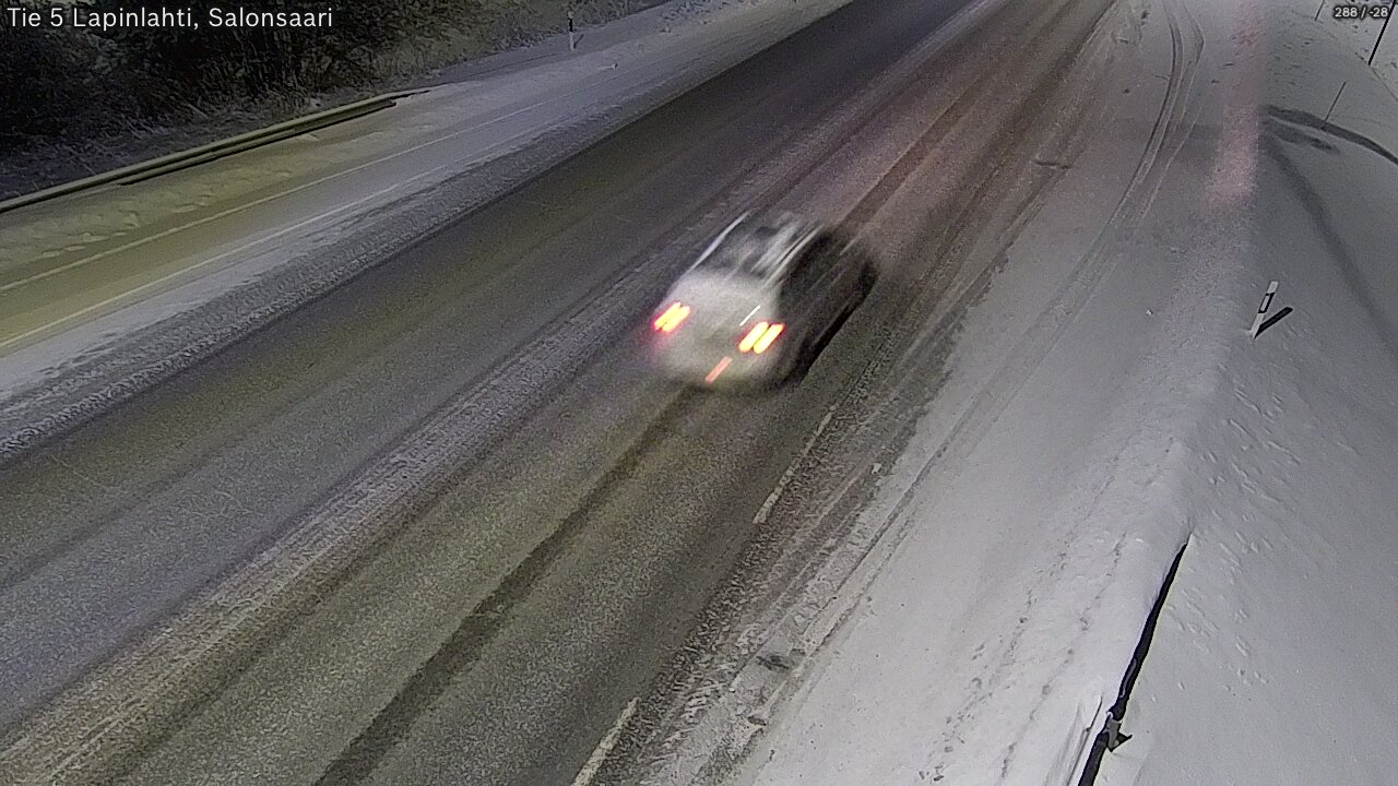 Weather Camera Image Road 5 Lapinlahti, Salonsaari, Lapinlahti, Pohjois-Savo