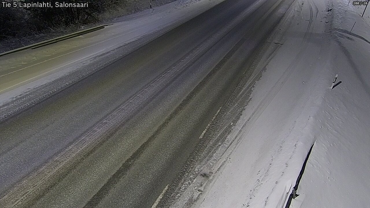 Weather Camera Image Road 5 Lapinlahti, Salonsaari, Lapinlahti, Pohjois-Savo