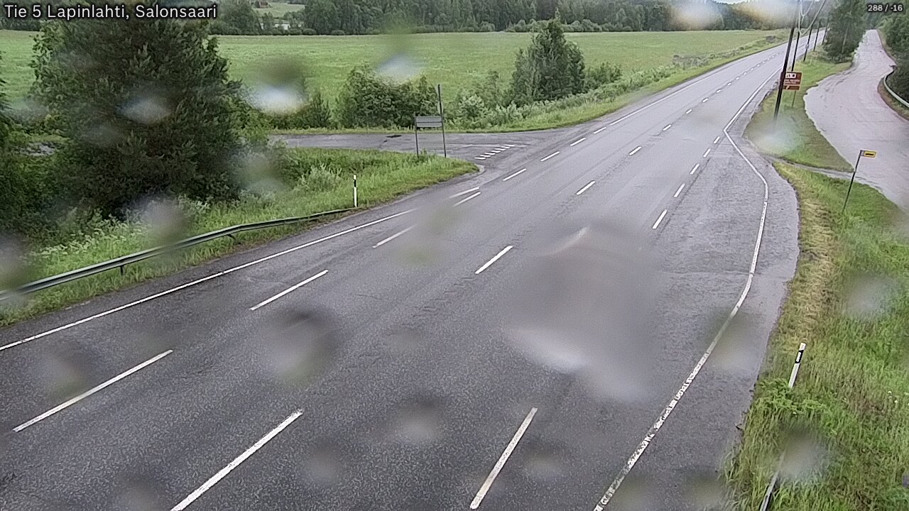 Weather Camera Image Road 5 Lapinlahti, Salonsaari, Lapinlahti, Pohjois-Savo