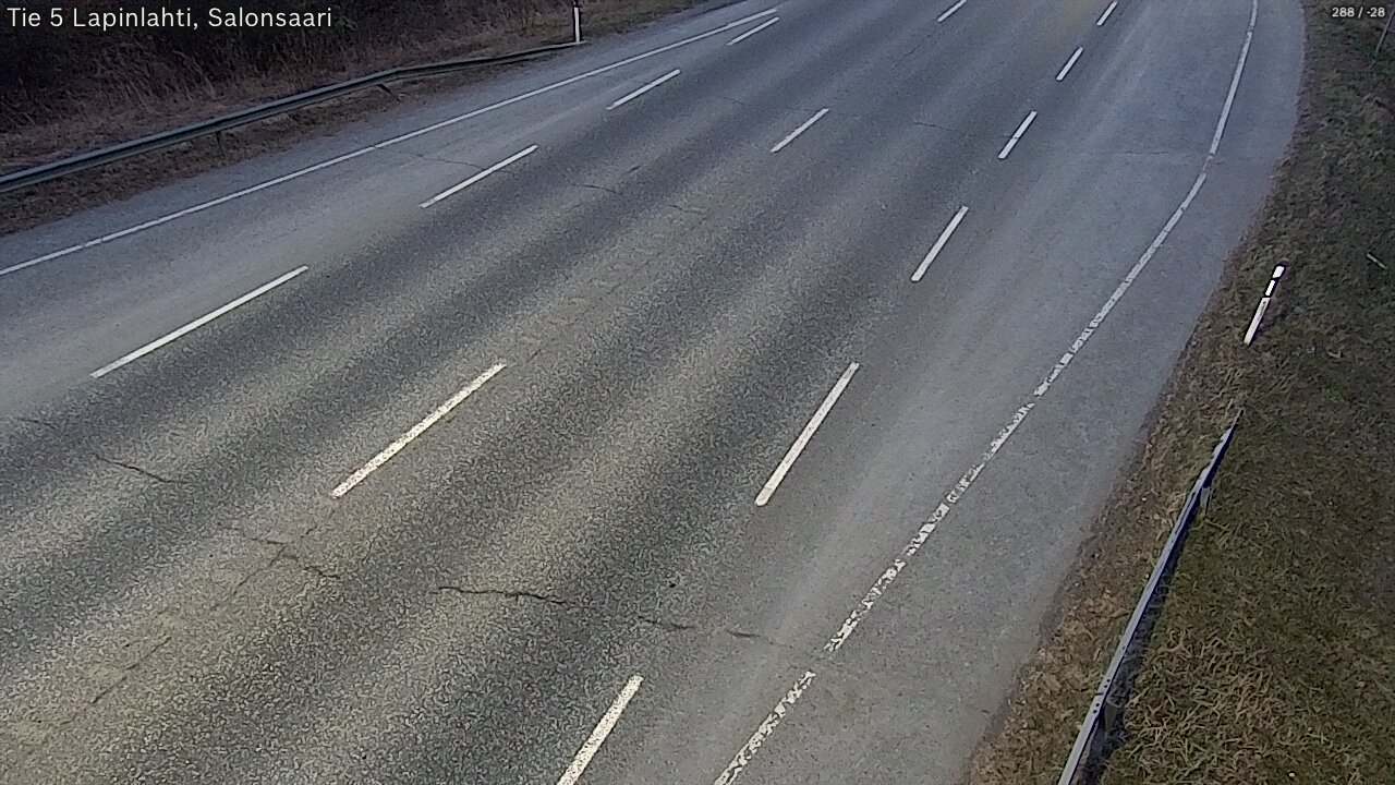 Weather Camera Image Road 5 Lapinlahti, Salonsaari, Lapinlahti, Pohjois-Savo