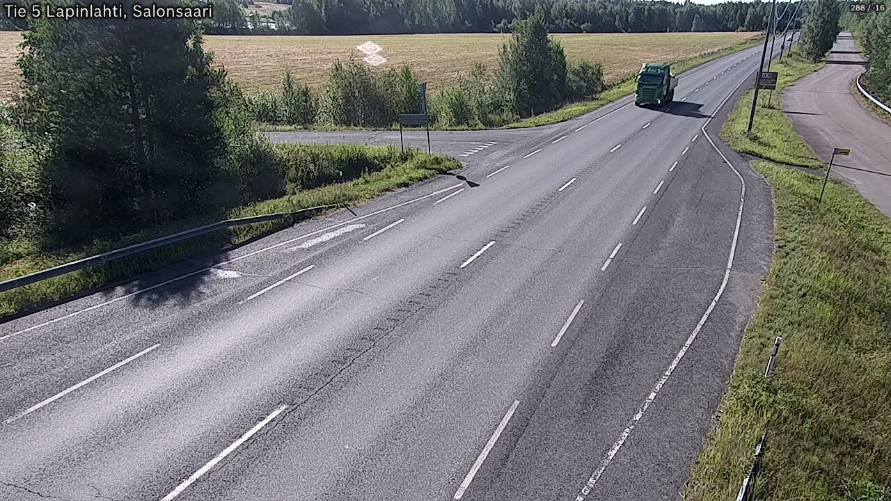 Kelikamerat Kuva Tie 5 Lapinlahti, Salonsaari, Lapinlahti, Pohjois-Savo