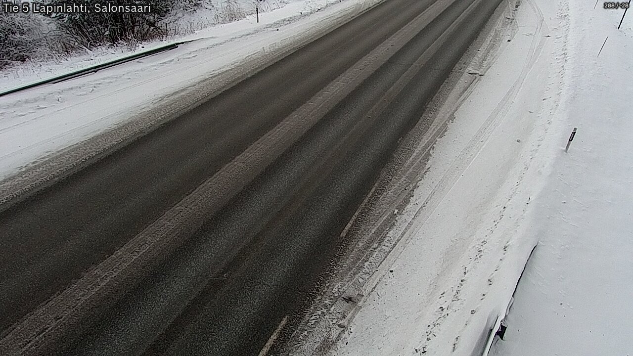 Weather Camera Image Road 5 Lapinlahti, Salonsaari, Lapinlahti, Pohjois-Savo