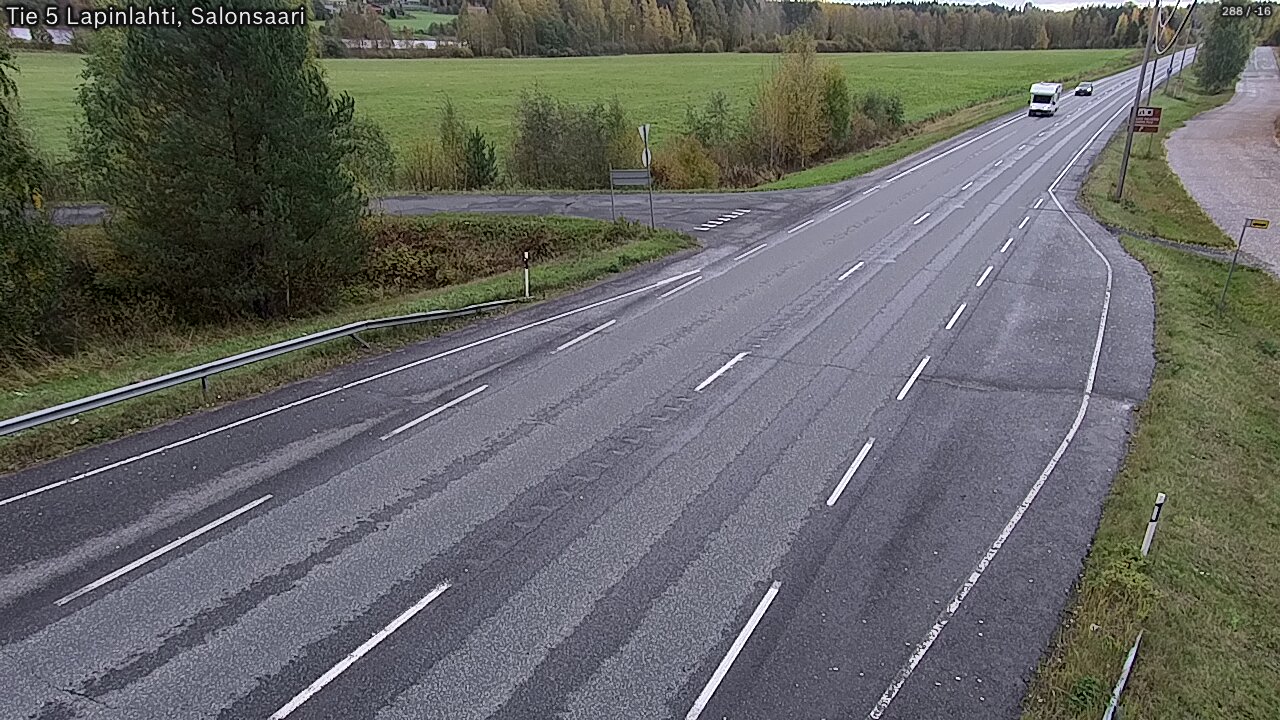 Weather Camera Image Road 5 Lapinlahti, Salonsaari, Lapinlahti, Pohjois-Savo
