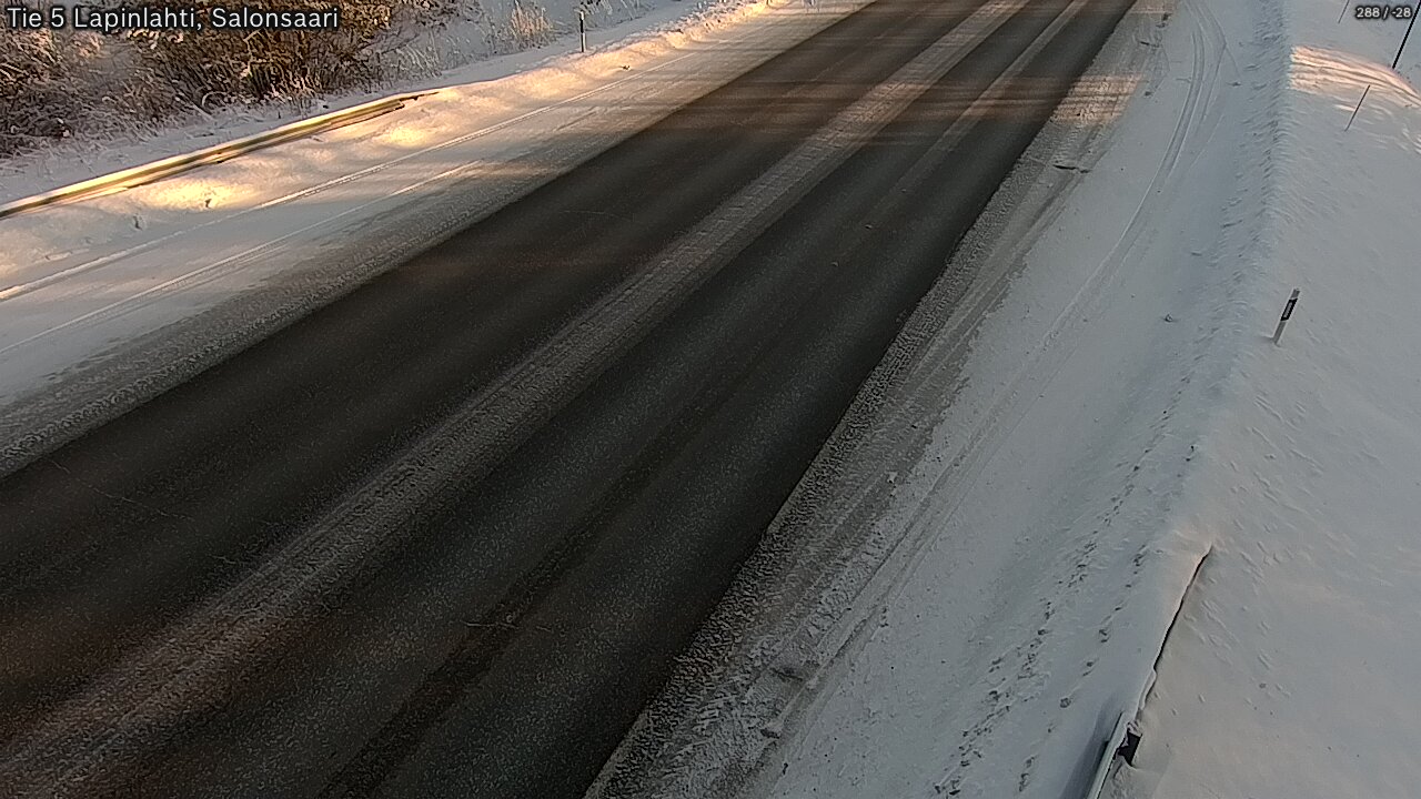 Weather Camera Image Road 5 Lapinlahti, Salonsaari, Lapinlahti, Pohjois-Savo