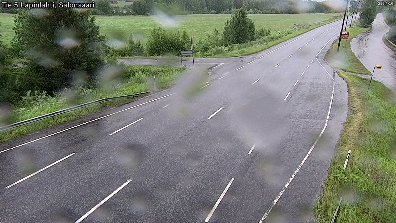 Weather Camera Image Road 5 Lapinlahti, Salonsaari, Lapinlahti, Pohjois-Savo
