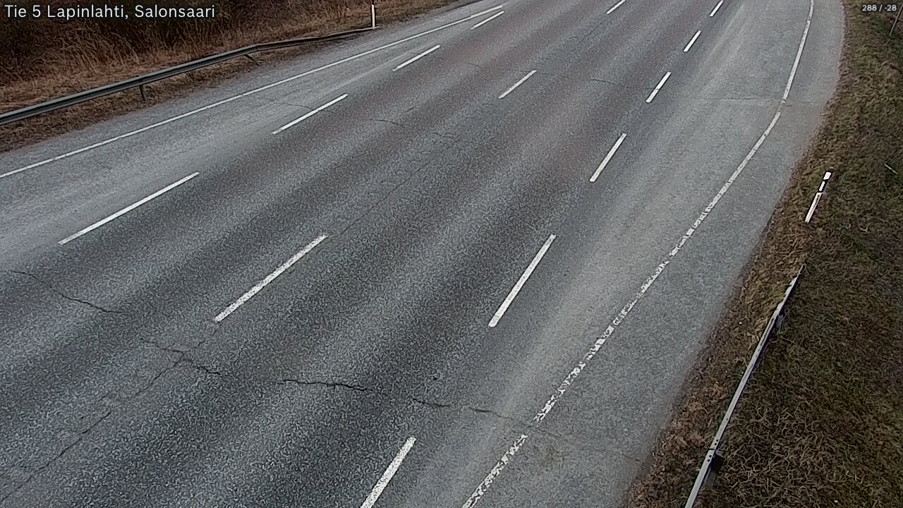 Weather Camera Image Road 5 Lapinlahti, Salonsaari, Lapinlahti, Pohjois-Savo