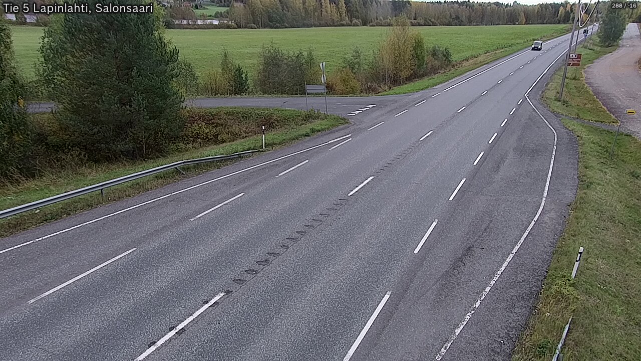 Weather Camera Image Road 5 Lapinlahti, Salonsaari, Lapinlahti, Pohjois-Savo